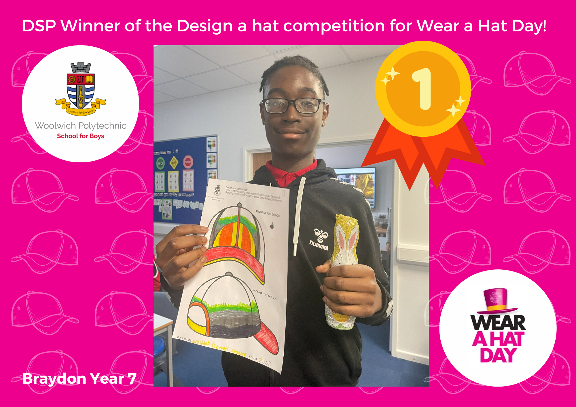 Woolwich Polytechnic School For Boys It Is Wear A Hat Day Today woolwich-polytechnic-school-for-boys-it-is-wear-a-hat-day-today