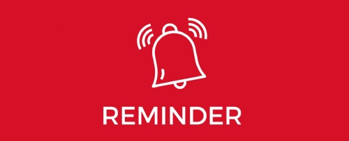 Reminder alarm bell vector icon