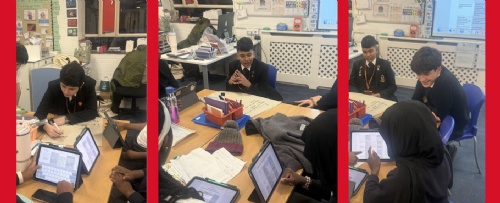 WPSFB students at heronsgate primary school interacting with their students 