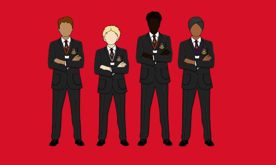 Woolwich Polytechnic School for Boys - Donating uniform